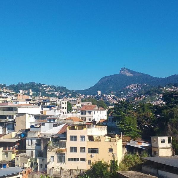 Loft Carioca com vista para o CRISTO e Santa Tereza