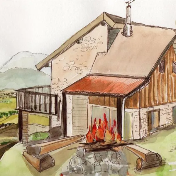 Chalet Refuge Montailloux Bugey Savoie, hotel in Corbonod