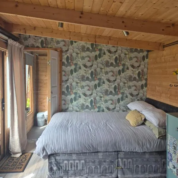 Super cosy, self-contained cabin private Ensuite, hotelli kohteessa Cardiff