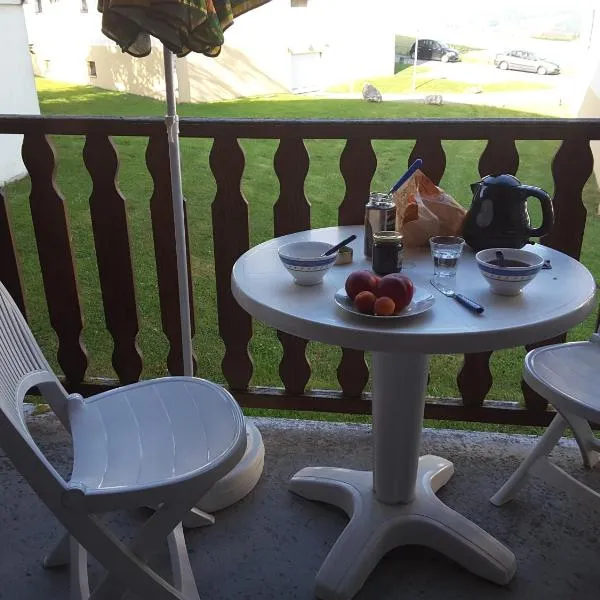Viesnīca Appartement cosy avec piscine privée à Métabief - 38 m² pilsētā Metabjefa