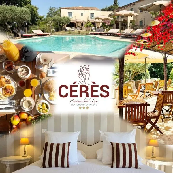 CÉRÈS - Boutique-Hôtel & Spa - Élégance en Terre d'Uzès, hotel u gradu 'Saint-Quentin-la-Poterie'