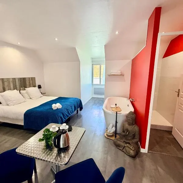 Aux Charmes - Suites spacieuses Cote d'Opale، فندق في Isques