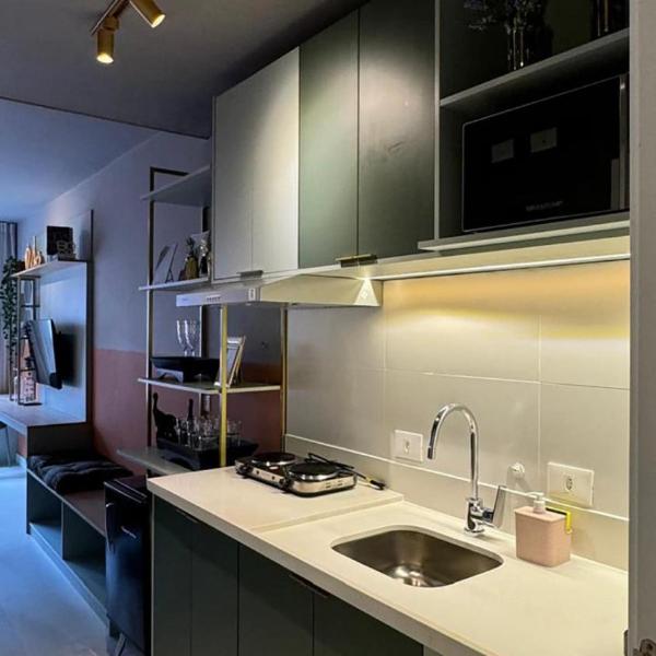 Studio novo cama Queen prox Metrô Paraiso IVM34 - Foto 4
