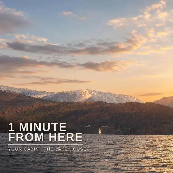 The Lake House - Dog Friendly Lakeside Cabin, 1 Min to Lake Windermere, Bowness, khách sạn ở Bowness-on-Windermere