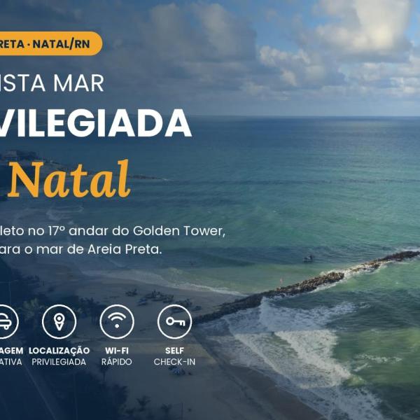 Flat Premium Vista Mar, Andar Alto, Golden Tower