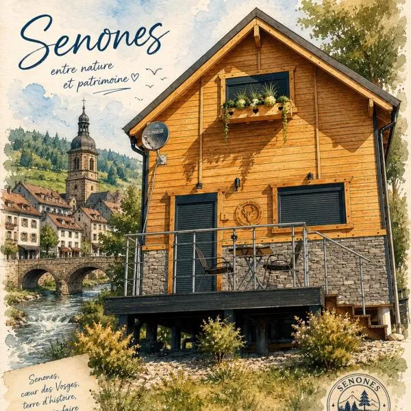 Ô Chalet de Salm Chalet cosy & nature dans les Vosges, хотел в Senones