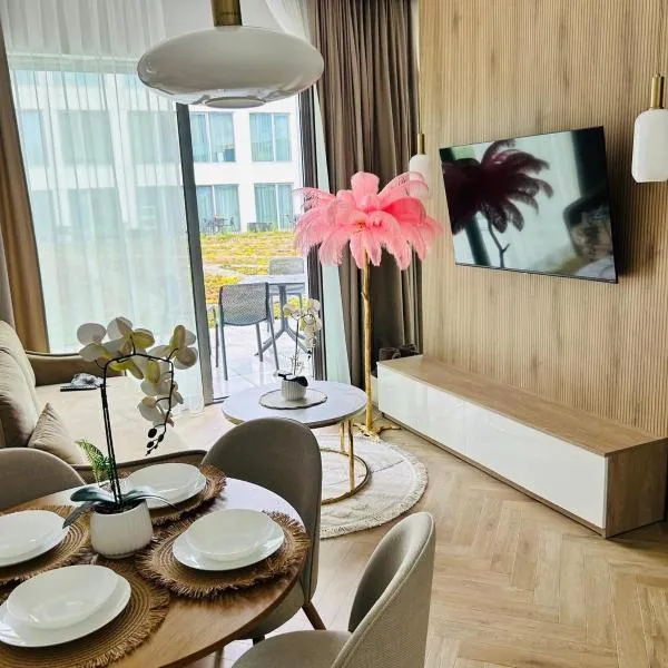 Apartament Perłowy 128 Kapitańska 2 Olsztyn nad Zatoką plaża Miejska, hotel in Olsztyn