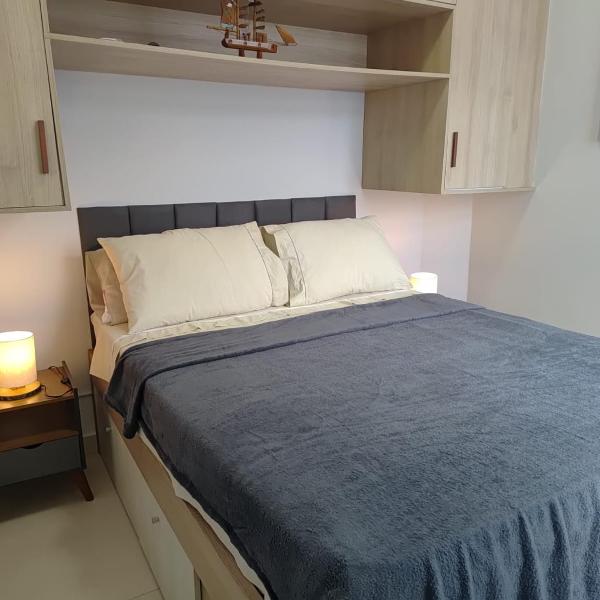 Apartamento em um prédio em frente à praia de Santos ESTAREMOS SEM ESTACIONAMENTO DE AGOSTO À NOVEMBRO DE 2026