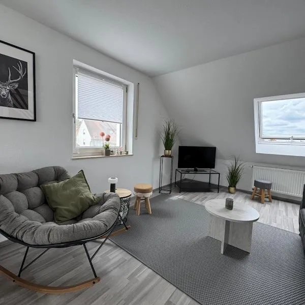 Gemütliche Maisonette nahe Dinkelsbühl, hotel en Schopfloch