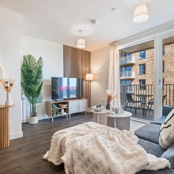 Modern 1BR Direct to Wembley Sleeps 4, hotel em Hatch End