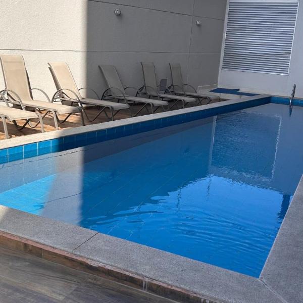 Studio com sacada, piscina e academia a 25 min Aeroporto GRU - Foto 4