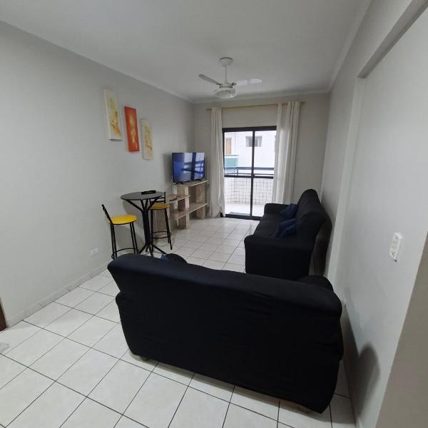 Apartamento Guilhermina Praia Grande- Pé na areia - Foto 5