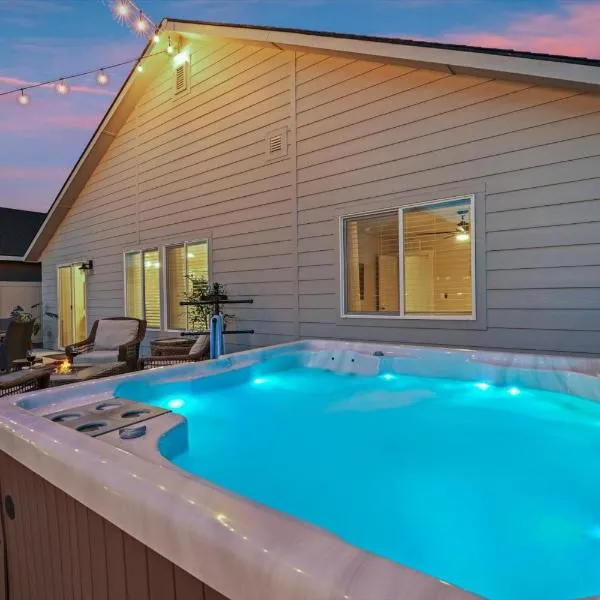 Mineral Spa Fire Pit Game Room Mini Split AC, hotel em Meridian