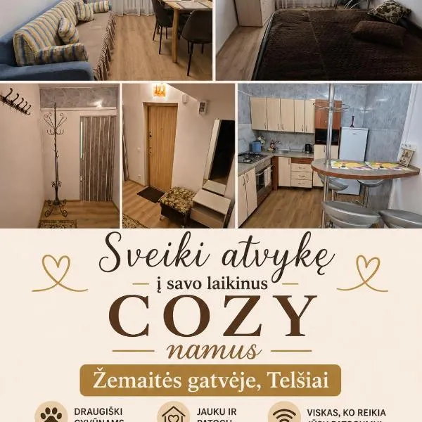 Cozy Žemaitės gatvė, hotel a Telšiai