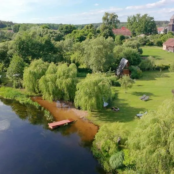 Domki nad rzeką Ełk, hotel di Prostki