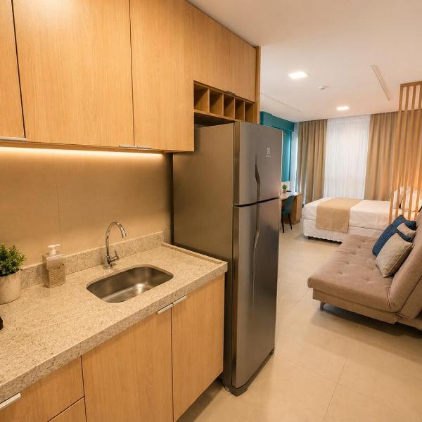 Lanai Beach Residence -Pé na areia- Carneiros
