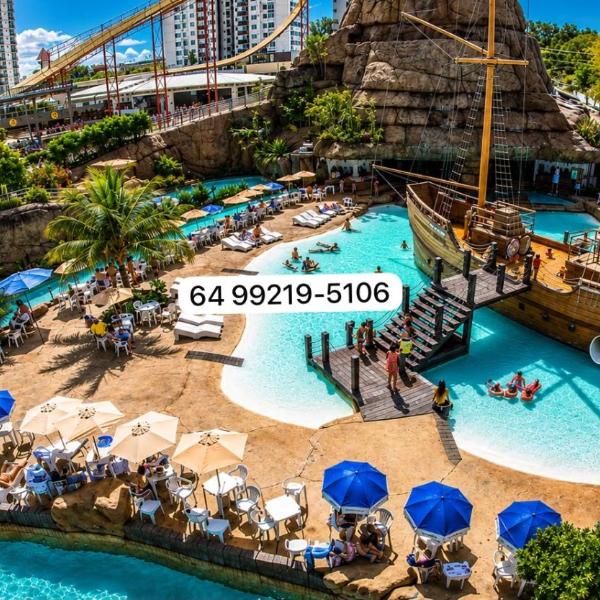 Apartamento Luxo 2 Dentro do Acqua Park diRoma , Roupa de Cama Incluso, Aceitamos Pet Brinde Café da Manhã PARCELAMOS ATÉ 12x Sem Juros no Cartão de Crédito