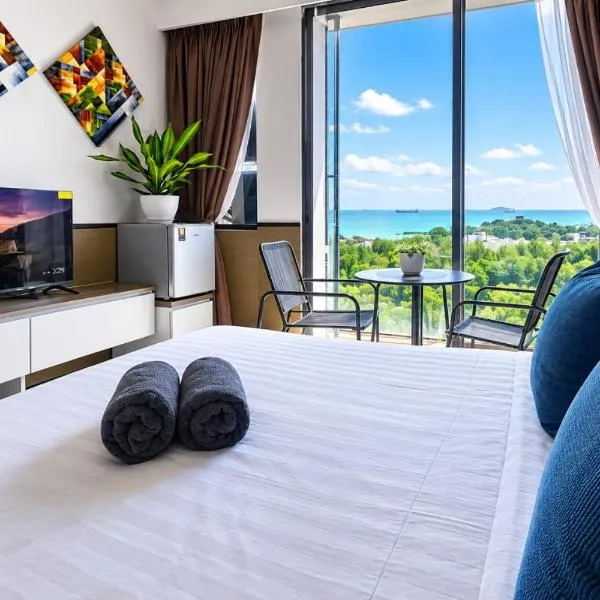 PD D'Wharf The Seabreeze Superior Queen Room Seaview Balcony, hotel a Port Dickson