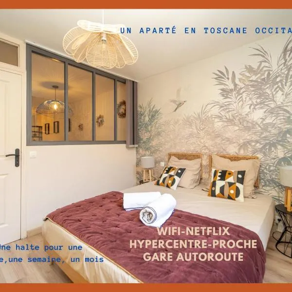 L'Aparté T2 Relax & Cosy en Toscane occitane-Gaillac hypercentre، فندق في غايلاك