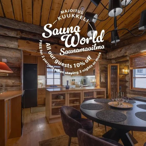 Kuukkeli Log Houses Teerenpesä - Premium Suite A48, хотел в Сариселка