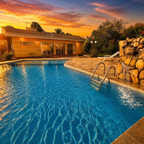 Casa de campo | Piscina, churrasqueira e ar