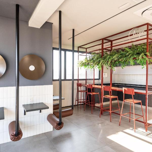 BHaus Jardins ON Lorena | Studio Premium com Varanda | Linda Vista 11o andar | Estacionamento pago 24h na Alameda Lorena 638 | Recepção 24h | Lavanderia pay per use | Academia | Piscina no Rooftop | Minimercado | ol7 - Foto 5