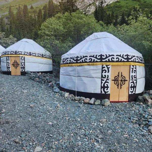 Kerben yurt camp, hotel v destinaci Mineralʼnyy Istochnik Altyn-Arasan