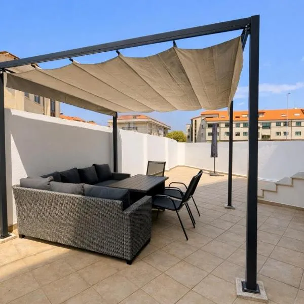 Baiona Atlantico Apto con terraza y garaje, hotel sa Baiona