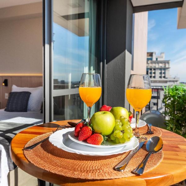 BHaus Higienópolis Maceió 88 | Studio com Varanda | Cama Queen | Linda Vista do Estádio Pacaembu | 17o andar | Estacionamento 24h pago ao lado | Academia | Lavanderia Pay per use | Piscina no Rooftop com Vista Panorâmica | Metrô 350m | ma73 - Foto 5