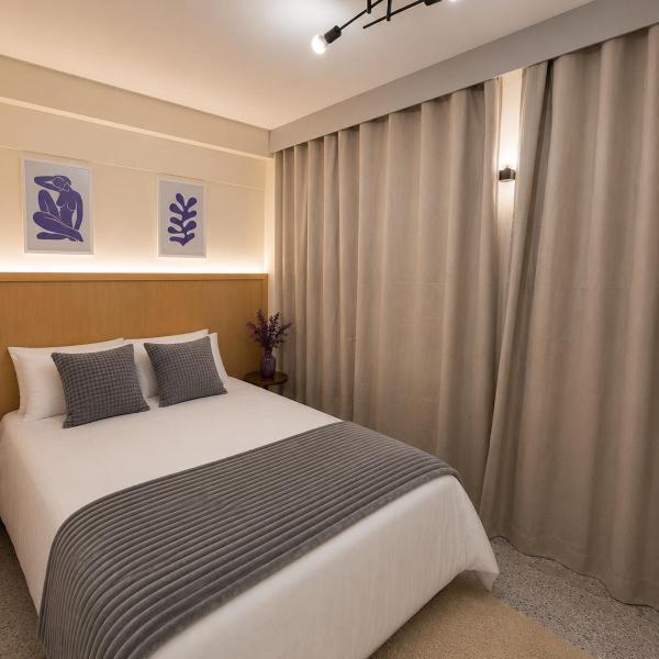 Studio Moderno e Completo, 3 min do Metrô Borba Gato, 10 min a pé do Consulado dos EUA, próximo à Berrini, Chucri Zaidan, Moema, MorumBIS, Vibra São Paulo, Shopping Morumbi e Market Place, 15 min do Aeroporto de Congonhas, Wi-Fi, portaria 24hs - Foto 2