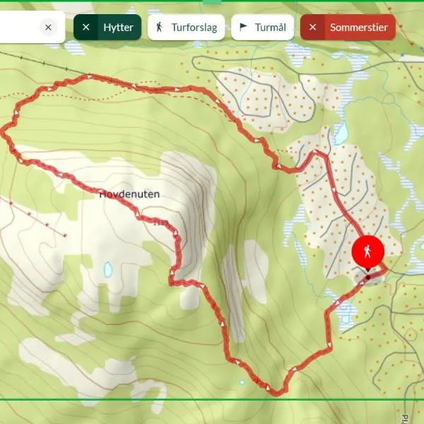 Ramsbu utsikt terasse selvhushold, hotel di Hovden