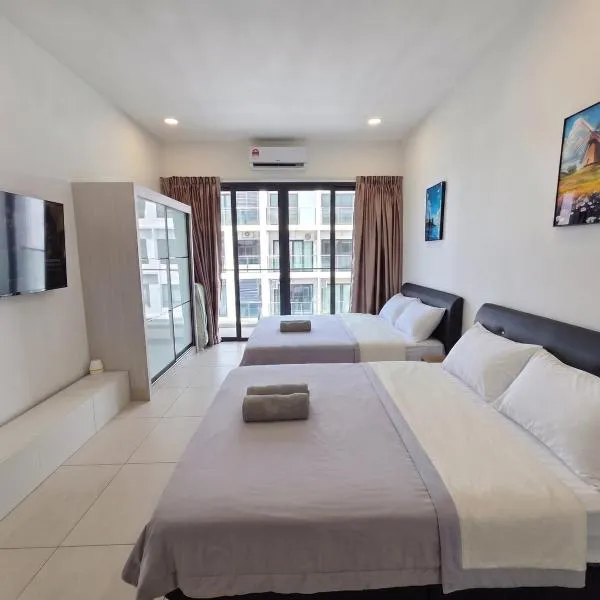 Cozy Studio P'Residence Batu Kawa Emart - Netflix & Pool, מלון בקוצ'ינג