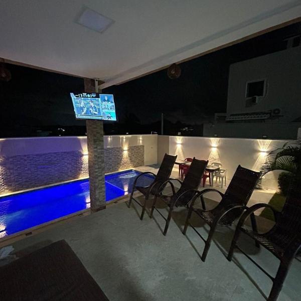 Casa com piscima e área goutmet