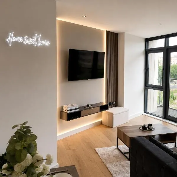 Luxury Hotel Style 2 Bed Apartment Sleeps 6: Leeds'te bir otel
