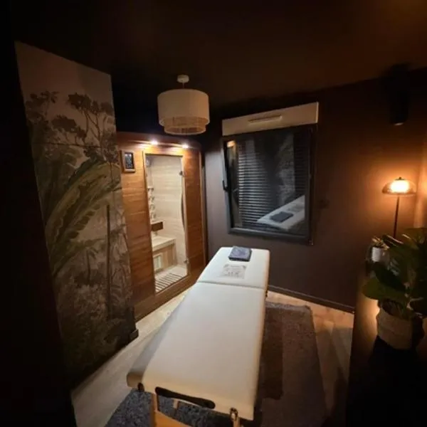 Proche de Rennes, La luxueuse Suite Joséphine, jacuzzi privatif et bien être, hotel sa Guipry-Messac