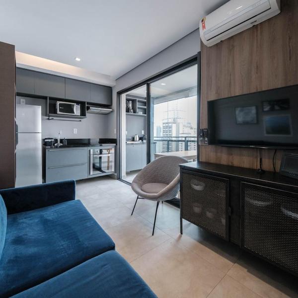 Ed Cobogó Pinheiros - Luxo a 6 Min do Metrô, com Garagem, Piscina e Wi-Fi 500 Mbps