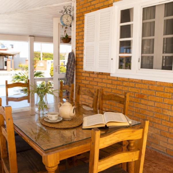 Casa com 4 quartos à 200 m da praia c/ churrasqueira - Foto 4