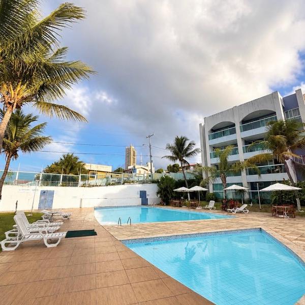 TR Ponta Negra Beach - Flat - Piscina - Praia - Foto 4