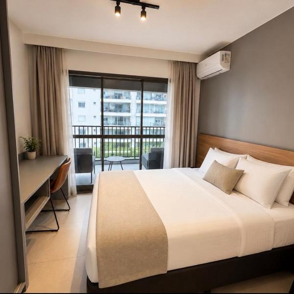 Studio Premium em Moema a 100 metros da linha Lilás do metrô
