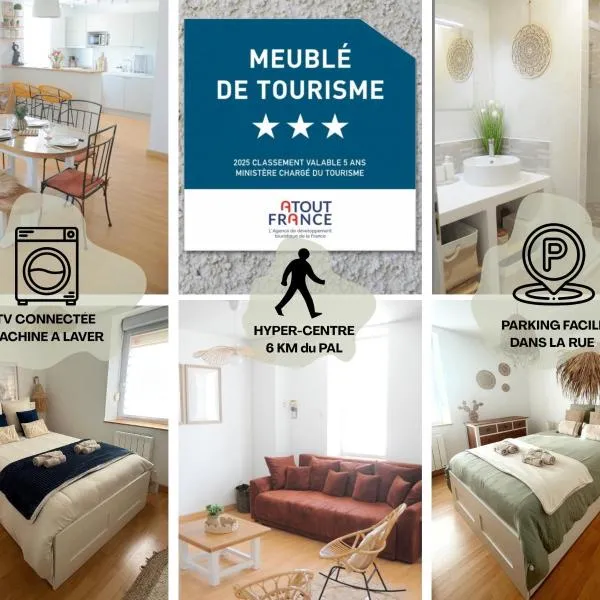 À 8min du parc LE PAL Le cocon de Kenna, hotel u gradu 'Dompierre-sur-Besbre'