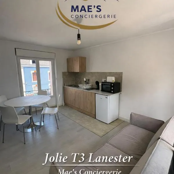 T3 Idéal Familles et Pros , Jardin et Espace Repas: Lanester şehrinde bir otel
