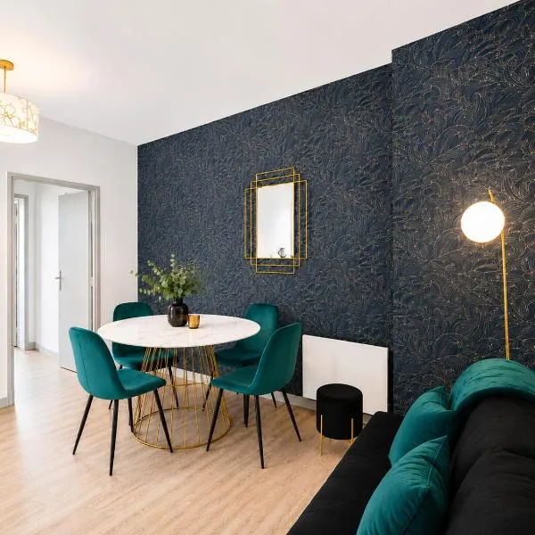L'Onyx - Un Appartement Premium en Centre-ville, Gare SNCF à 5 min, WiFi & calme, hotel en Angers