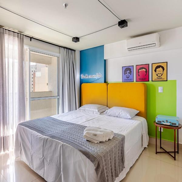 Studio Design no Jardim Goiás - 100 m do Shopping Flamboyant