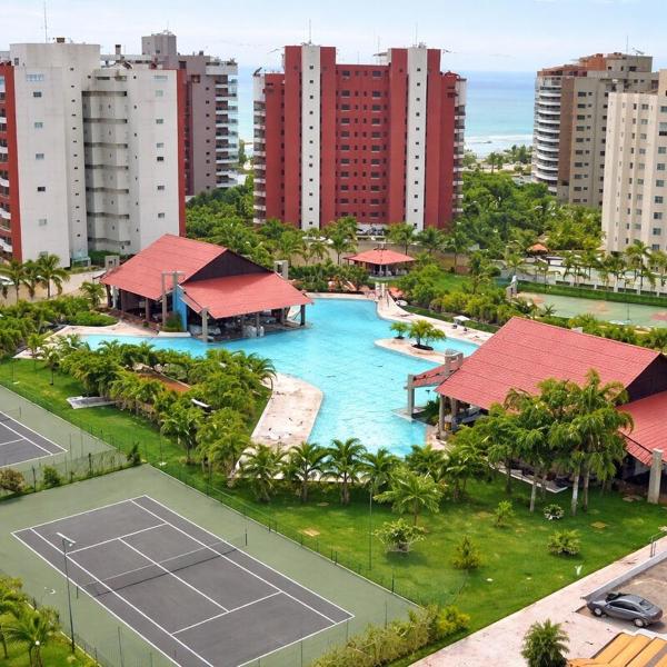 Riviera, 2 quartos, menos de 100m da praia, piscina
