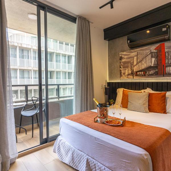1207 Studio totalmente equipado e com AC - Próx Av Paulista, Centro de Convenções e Parque Augusta
