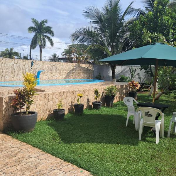 casa perto da praia, clima bom para descansar.