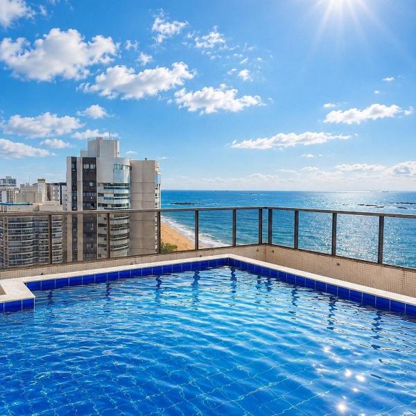 Localização, Vista Para o Mar e Piscina na Cob. - Foto 4