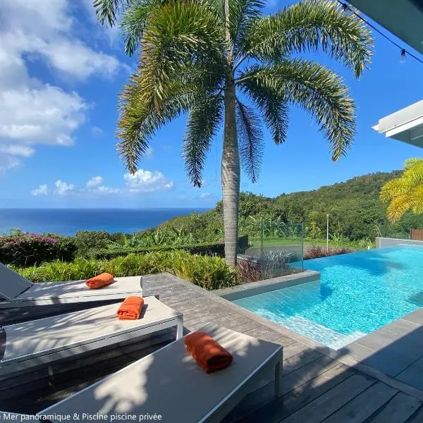 Villa Prestige et Cottages EST et OUEST Coco Cannelle, hotell i Deshaies