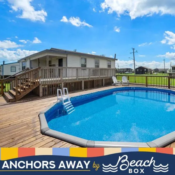 Cute beach house with large deck and fire pit, close to the beach, hotel a Galveston