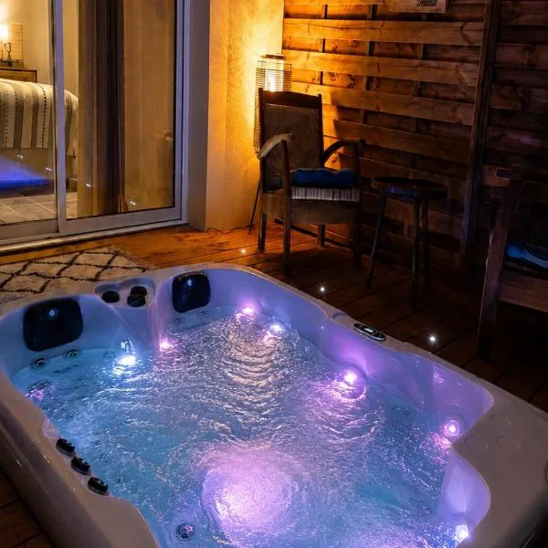 Magnifique cottage haut de gamme avec jacuzzi l'attrape rêve โรงแรมในLes Plantiers